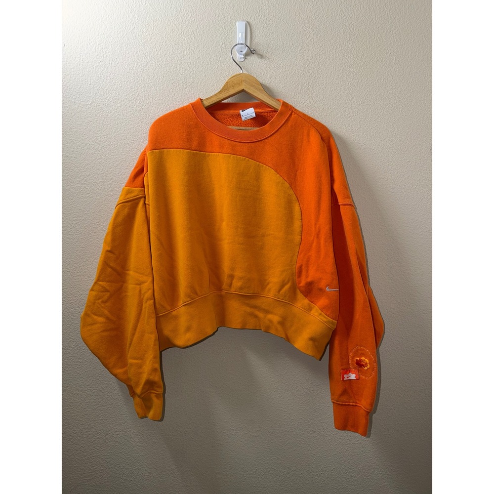 Women's Nike Oversized Cropped Sweatshirt Size Medium